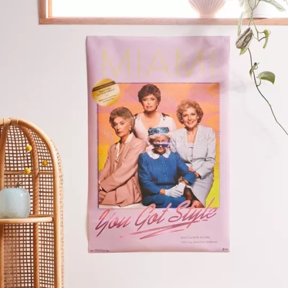 Urban Outfitters Other - URBAN OUTFITTERS | The Golden Girls Album Poster | NWT